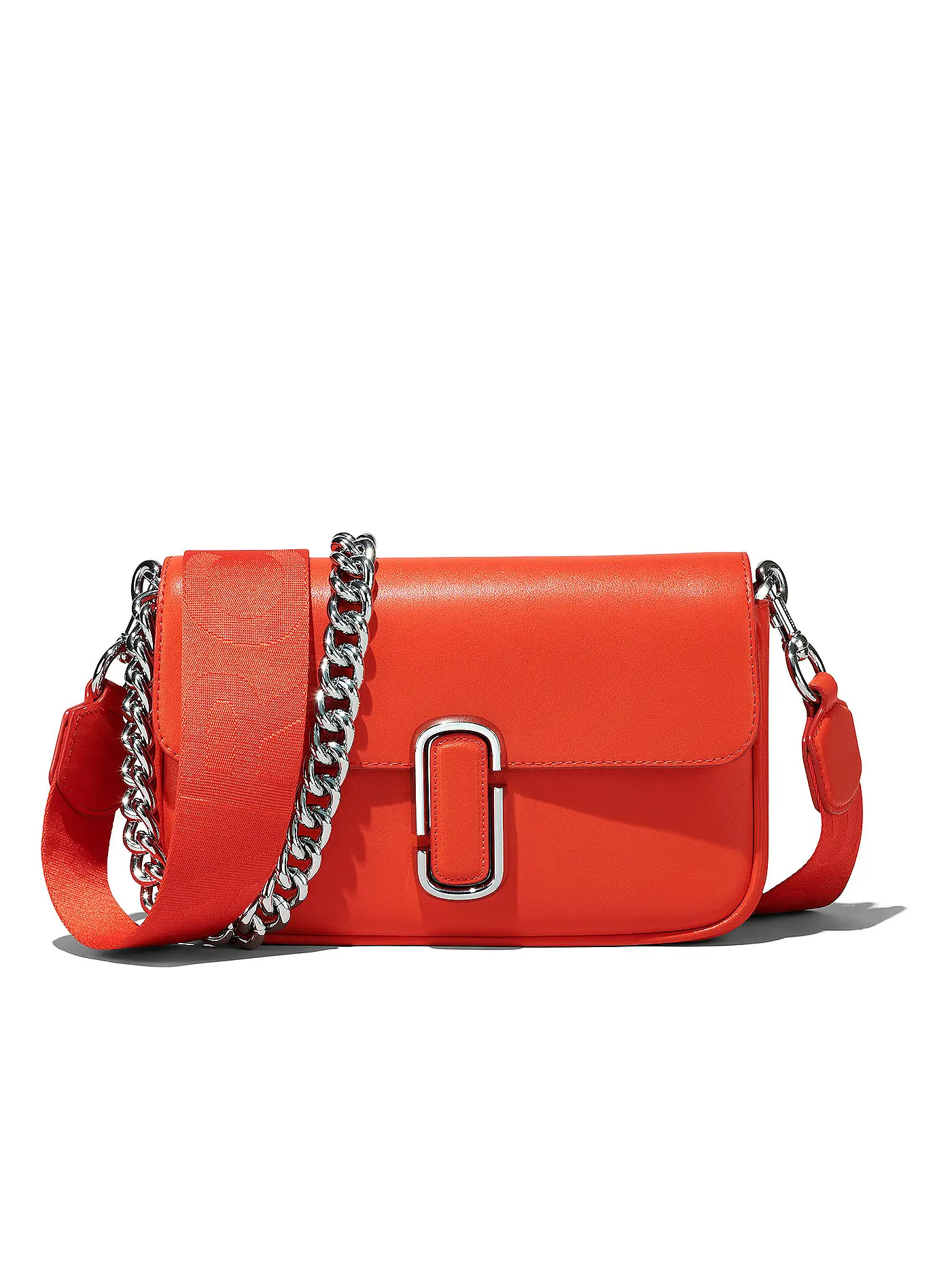MARC JACOBS | Ledertasche - Umhängetasche THE SHOULDER BAG | orange